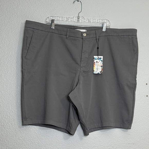 Robert Graham Men's Size 46 Gray Belgrade Classic Fit Shorts Flat Front NWT - Picture 1 of 13